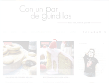 Tablet Screenshot of conunpardeguindillas.com